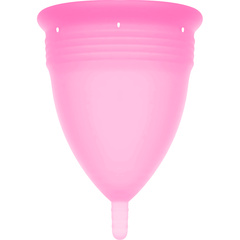 STERCUP - COUPE MENSTRUELLE EN SILICONE FDA ROSE - TAILLE S