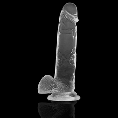 Gode transparent réaliste 22 cm – sextoy ventouse X Ray