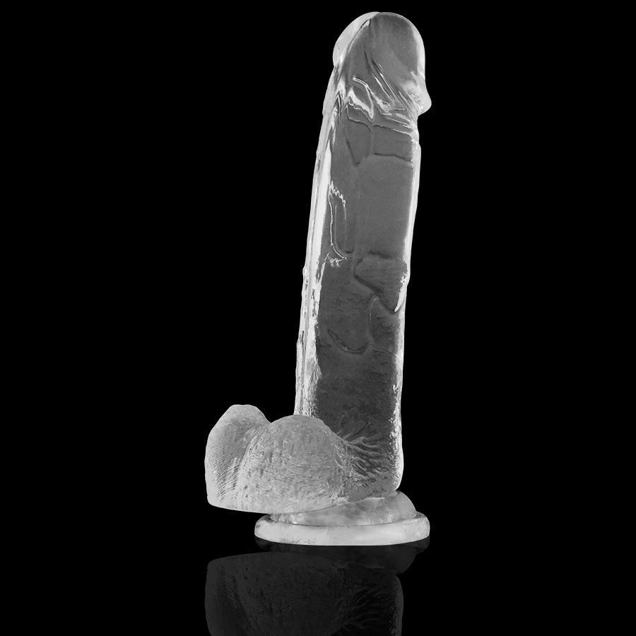 Gode transparent réaliste 22 cm – sextoy ventouse X Ray