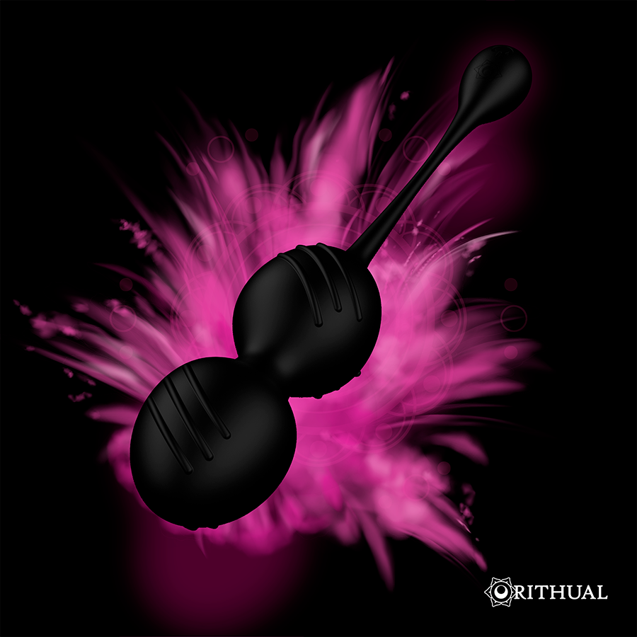 RITHUAL - BALLES DE KEGEL VIBRANTES RECHARGEABLES NISHA ORCHIDÉE