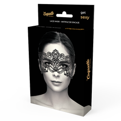 COQUETTE CHIC DESIRE - MASQUE LARGE EN DENTELLE NOIRE