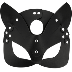 COQUETTE CHIC DESIRE - MASQUE EN CUIR VEGAN AVEC OREILLES DE CHAT