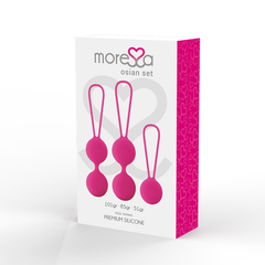 MORESSA - OSIAN SET PREMIUM SILICONE ROSE (Osian One - 51 g | Osian Two - 101 g | Osian Three 85 g)