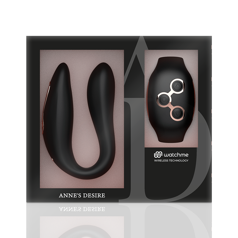 ANNE'S DESIRE - DUAL PLEASURE TECNOLOG A WATCHME NOIR/OR